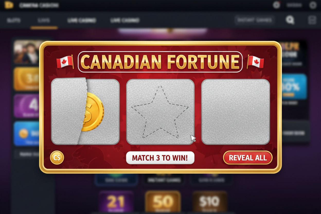 Scratch Cards Availability in Canadian Online Casinos